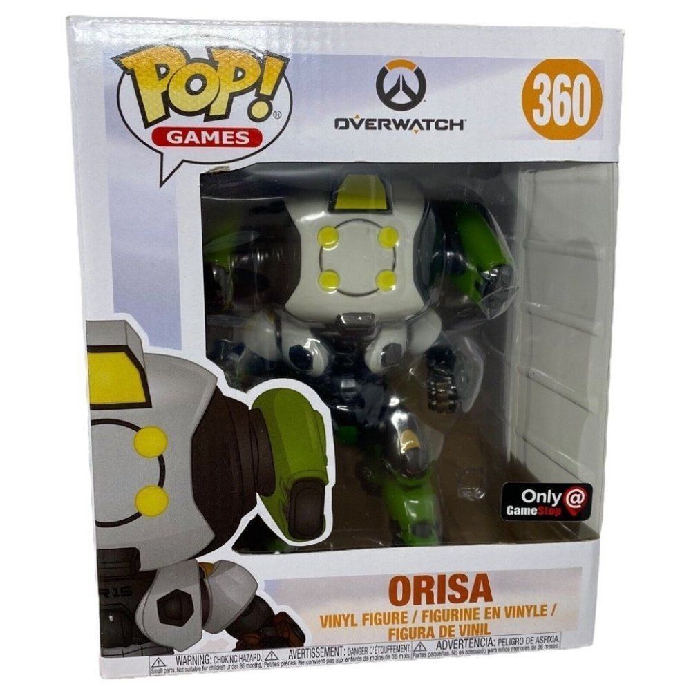 New Funko POP Games Overwatch‎ 6" Orisa Vinyl Figure #360 Gamestop Exclusive